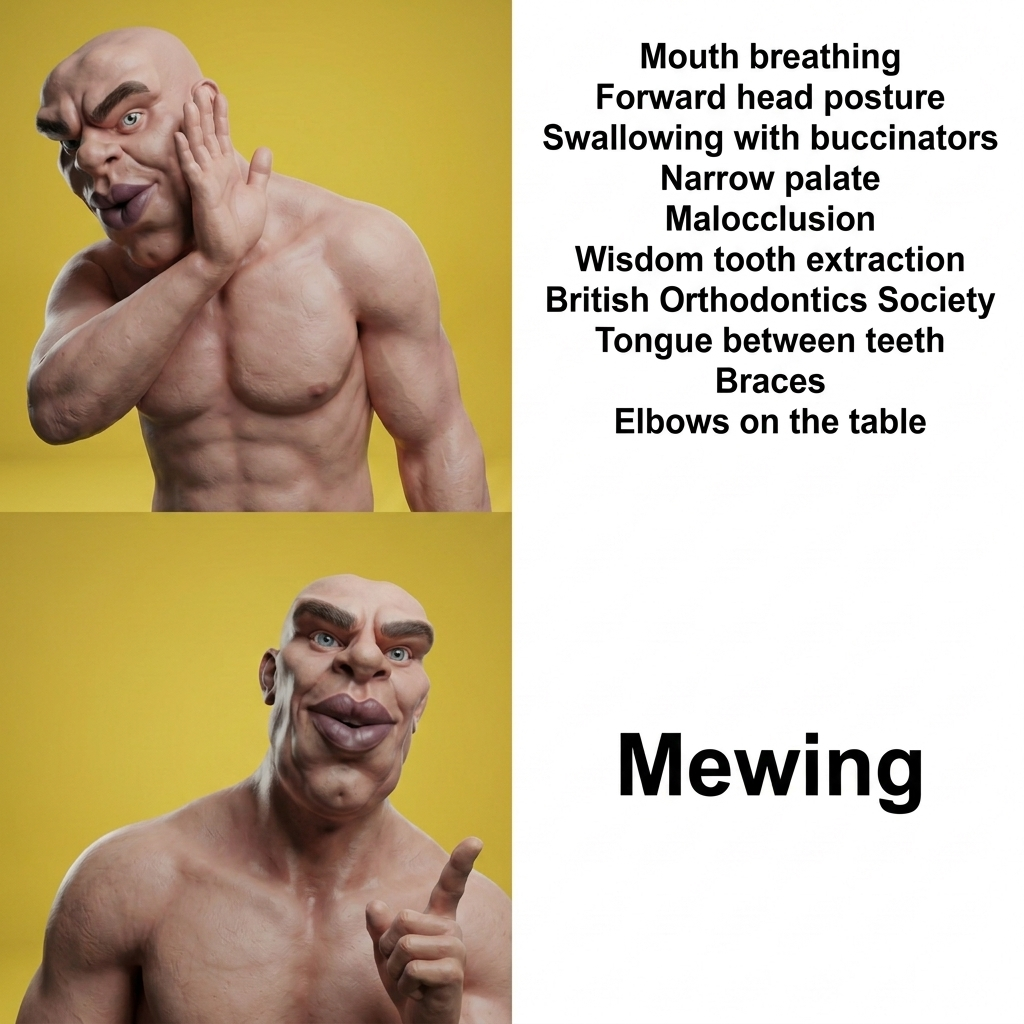 mewing meme